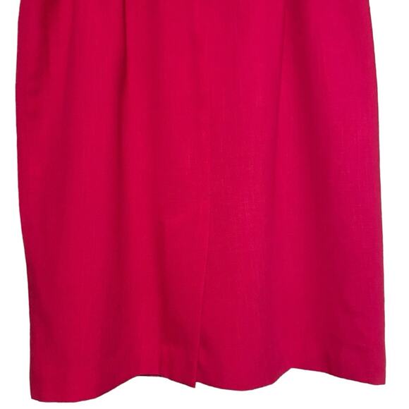 Vintage Panther Women’s Mid Length Magenta/Pink Pencil Skirt Size, L/32” Waist - Picture 3 of 8